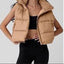 Tan Puffer Vest