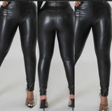 Leather leggings