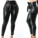 Bow Tie leather Pants